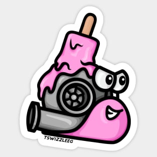 Turbo Snail - Popsicle (Pink) Sticker
